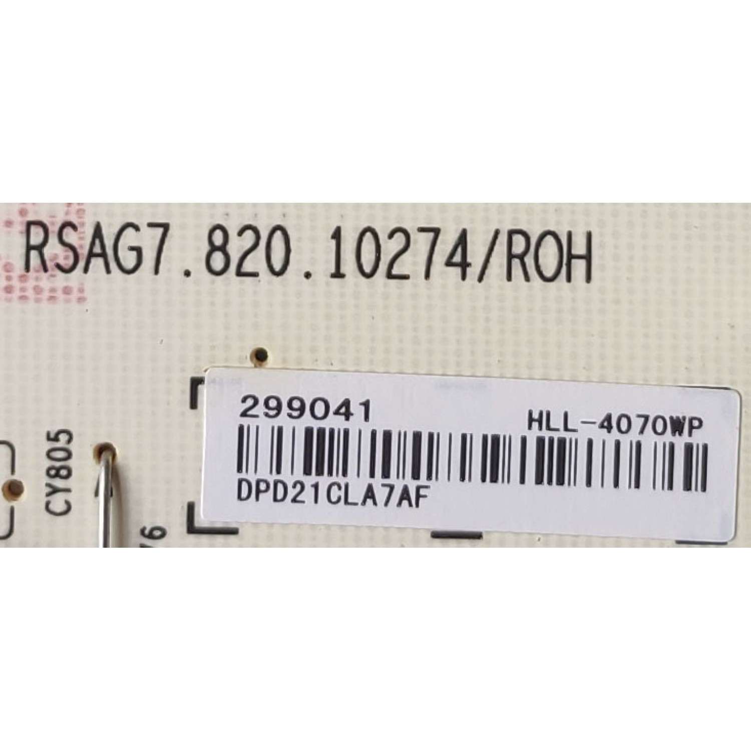 KIT DE TARJETAS PARA TV TOSHIBA / MAIN 309315 / TD.MT020.703 / 309316 / FUENTE 299041 / RSAG7.820.10274/ROH / T-CON 296182 / RSAG7.820.10598/ROH / LED DRIVER 296851 / PANEL HD750Y3U72-TAL5KT/S0/GM/ROH / MODELO 75M550KU - Imagen 4
